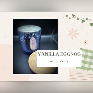 Vanilla Eggnog Candle 10 OZ